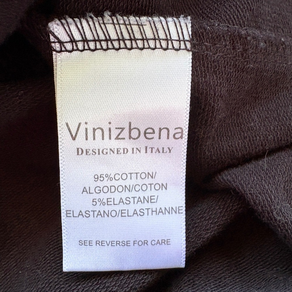 Vinizbena Black Full-Zip Sequined Evil Eye Hoodie, Large, Designed in Italy - Picture 7 of 8